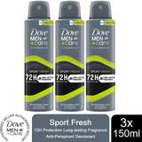 Dove Deodoranter Dove Men+Care Antiperspirant Deodorant 72H Protection Sport Fresh 150 ml, 3