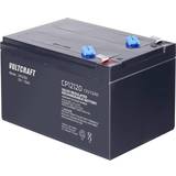 Vedligeholdelsesfri batterier Voltcraft CE12V/12Ah Blybatteri 12 V 12 Ah Blyfleece B x H x T 151 x 101 x 98 mm Fladstik 6,35 mm Vedligeholdelsesfri