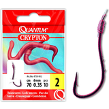 Quantum Fisketilbehør Quantum Crypton Lob Worm Hook To Nylon st. 1/0