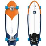 Med griptape Cruisers Hydroponic Fish Komplet Cruiser Skateboard Radikal Orange Navy Orange/Hvid/Blå