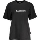Napapijri Dame T-shirts & Toppe Napapijri Women's Cotton T-shirt - Black