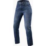 Dame - Polyamid - W32 Jeans Rev'it! Victoria 2 SF Jeans - Medium Blue