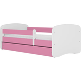 MDF - Pink Senge Eurotoys Children's Bed Incl Mattress & Drawer 80x144cm