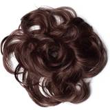 Knolde Lullabellz Premium Hair Up Scrunchie Messy Bun 6 inch Chestnut