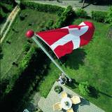 Danomast Flag & Tilbehør Danomast Glasfiberflagstang med vippe 4 m