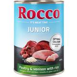 Rocco Vådfoder Kæledyr Rocco Junior Fjerkræ & Vildt Hundefoder