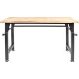 Hæve sænke bord sort Hæve-sænke-bord sort/natur 135x60x105 cm