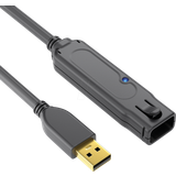 PureLink Sort - USB-kabel Kabler PureLink DS2100-120 USB 2.0