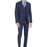 Herre - L Jakkesæt Alfani Separates Slim Fit Stretch Solid Suit - Navy Blue