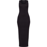 4 - Lange kjoler PrettyLittleThing Basic Maxi Dress - Black