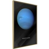 Acryl - Guld Brugskunst Artgeist The Solar System Neptune Plakat 30x45cm