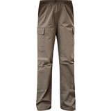 6 - Elastan/Lycra/Spandex - Grøn Bukser & Shorts PrettyLittleThing Elasticated Waist Straight Leg Cargo Pant - Dark Green