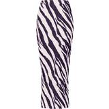 10 - Zebra Nederdele PrettyLittleThing Plisse Maxi Skirt - Black