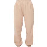 PrettyLittleThing Sweat Cuffed High Waist Joggers - Taupe