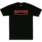 Thrasher Magazine Dame T-shirts & Toppe Thrasher Magazine Godzilla T-shirt - Black