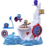 Marvel Legesæt Marvel Stunt Squad Captain America vs. Thanos Tower Smash Playset