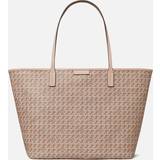 Tory Burch Bomuld Tasker Tory Burch Ever-Ready Monogram Coated-Canvas Bag
