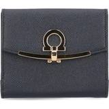 Ferragamo Women Gancini French wallet Black