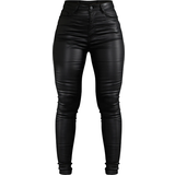 12 - Nylon Jeans PrettyLittleThing 5 Pocket Coated Skinny Jeans - Black