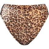 32 - Multifarvet Badetøj PrettyLittleThing Mix & Match High Waisted High Leg Bikini Bottoms - Leopard