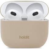 Holdit case airpods Holdit Silicone Case AirPods 3 Høretelefoner Latte