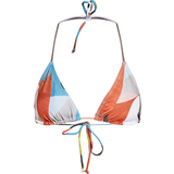 32 - Multifarvet Bikinier PrettyLittleThing Abstract Printed Triangle Bikini Top - Multi