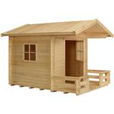 Plus Gynger Legeplads Plus Playhouse with Terrace 16744-1