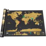 Plakater Luckies of London Scratch Map Deluxe Edition Plakat 81.2x58.4cm