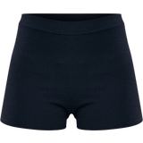 PrettyLittleThing 6 Shorts PrettyLittleThing Crinkle Rib Hot Pants - Black