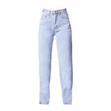 PrettyLittleThing Petite Split Hem Jeans - Bleached