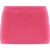 PrettyLittleThing Pink Nederdele PrettyLittleThing Low Rise Slinky Micro Mini Skirt - Hot Pink