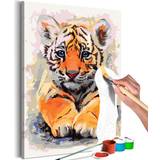 Kreativitet & Hobby Artgeist DIY lærred maleri Baby Tiger 60x40