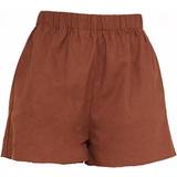 PrettyLittleThing 6 Shorts PrettyLittleThing Woven Elastic Waist Floaty Shorts - Brown