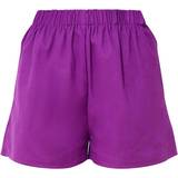 PrettyLittleThing Shorts PrettyLittleThing Woven Elastic Waist Floaty Shorts - Purple