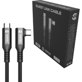 Et stik - USB C-USB C - USB-kabel Kabler Vortex Virtual Reality Quest Link USB C - USB C 3.2 M-M Angled 5m