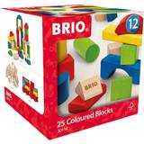 Trælegetøj Byggelegetøj BRIO 25 Coloured Blocks 30114
