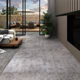vidaXL Self-adhesive PVC Flooring Planks 5.21 m 2 mm Concrete Grey