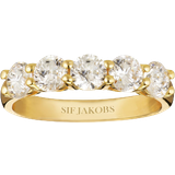 Sif Jakobs Ringe Sif Jakobs Belluno Uno Ring - Gold/Transparent