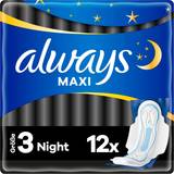Always Intimhygiejne & Menstruationsbeskyttelse Always Binden, Maxi Night 12 x, Damenbinde