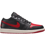 Dame - Nike Air Jordan 1 Sneakers Nike Air Jordan 1 Low W - Black/Sail/Gym Red