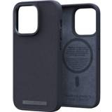 Elements NJORD iPhone 14 Pro Leather MagSafe fodral svart