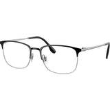 Ray-Ban +5,00 - Herre Brille Ray-Ban Man Rb6494 Silver Clear Lenses Polarized 56-18