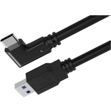 AV Cables Oculus Quest USB A - USB C M-M Angled 5m