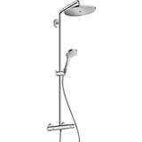 Hansgrohe Antikalkfunktion Loftsbrusersæt Hansgrohe Croma Select S Showerpipe 280 1jet with Thermostat (26790000) Krom