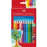 Kuglepenne Faber-Castell Jumbo Grip Coloured Pencils 12-pack