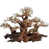Fisk & Krybdyr - Træ Kæledyr Bonsai Wood Tree Mini Forest 30x16x20cm