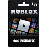 Gavekort Roblox 400 Robux 5 USD