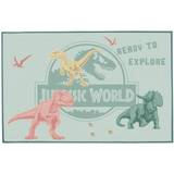 Dinosaurer - Grøn Tekstiler Fun House Jurassic World Dino Børnetæppe 80x120cm