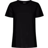 Fransa Overdele Fransa Zashoulder T-Shirt Black-XXL