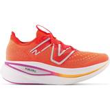 Orange - Syntetisk Sneakers New Balance FuelCell SuperComp W - Electric Red/Silver Metalic